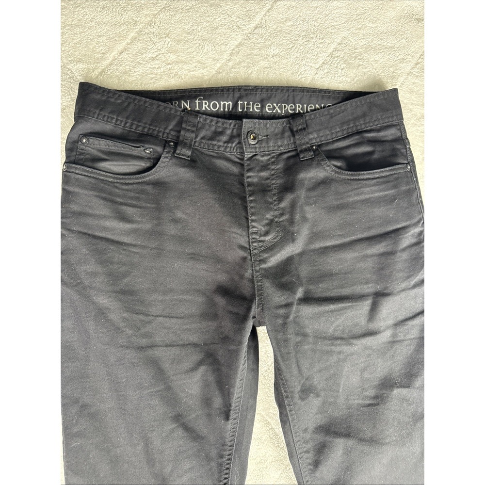 PRANA Brion Breathe Pants Men's 36x32 Black Slim Fit Hiking Gorpcore Stretch